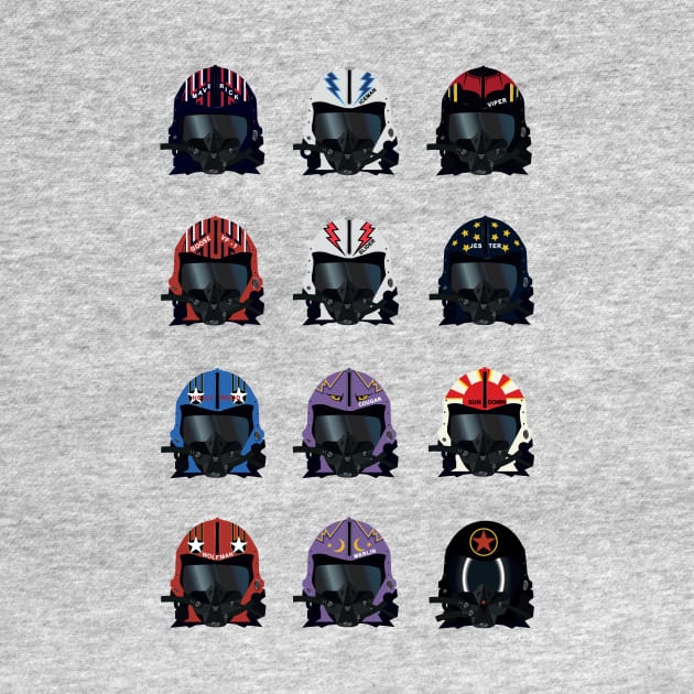 Top Gun helmets by Chevsy